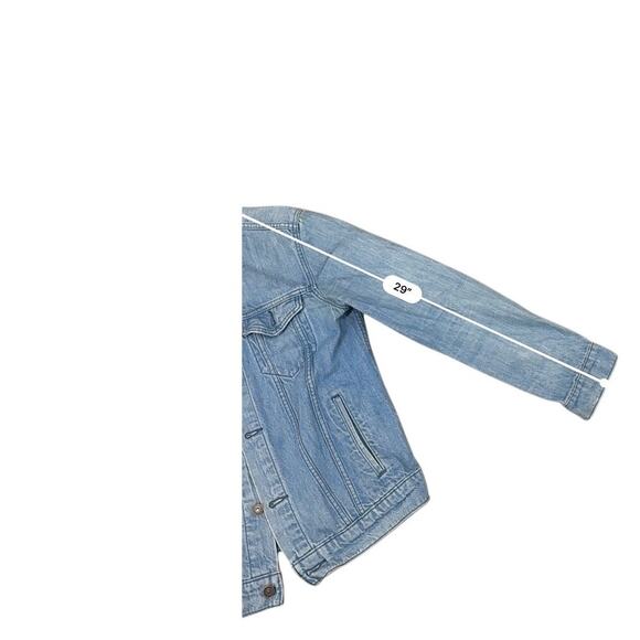 Levi’s 72334 Light Wash Denim Trucker Jacket M - Picture 7 of 8